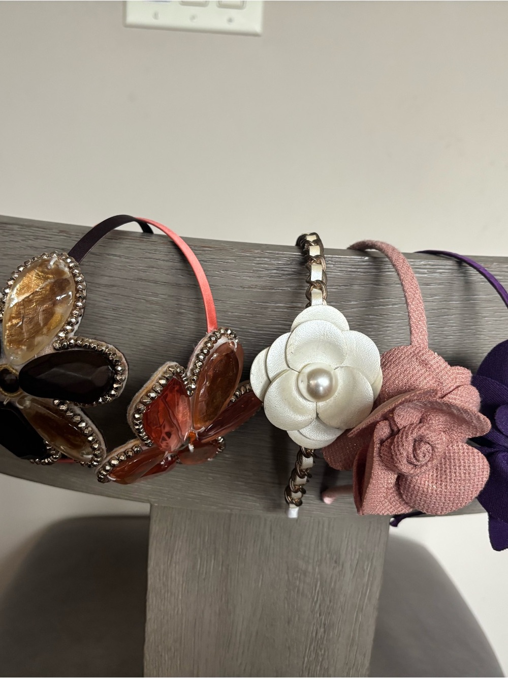 Kid’s Pink Headband - Floral Accent Hairband